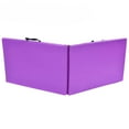 thumbnail image 4 of Patiojoy 6'x 2' Foldable Exercise Mat Flippable Thick Gym Cushion w/ Carrying Handle Purple, 4 of 9