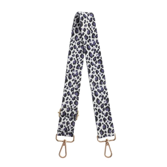 MasteelfCA 1pc Leopard Printing Shoulder Strap Adjustable Cross-body Bag Strap Replacement