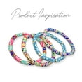 thumbnail image 2 of (6 Pack) Blue Moon Beads Striped Multi-Color Mix Loose Beads, 6mm Clay and 2 x 6mm Disc CCB, Teen to Adult, 8 Colors, 2 of 5