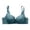 Blue, variant on Levmjia Women Lace Bra Underwear Wireless Underwire Comfort Push Up Solid Color Breathable Daily Wear Fashion Casual Sleep Intimates