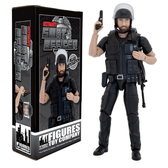 Ultimate 6.5 Inch Swat Officer Action Figure With Deluxe Articulation