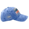 thumbnail image 5 of Unisex USA 250th Anniversary Baseball Cap 1776-2026 Distressed Washed Flag Print People Patriotic Adjustable Vintage Dad Hat for Independence Day Celebrations and Daily Wear, 5 of 7
