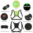 thumbnail image 4 of LED Turn Signal Bicycle Bag USB Rechargeable Reflective Vest Backpack with Turn Signal Light Safety LED Backpack Wireless Remote Control Bicycle Bag Sports Vest Ultralight Cycling Bag, 4 of 8