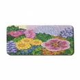 thumbnail image 1 of Colorful Computer Mouse Pad, Nature Flower Petals Florets Vintage Romantic Buds Summer Blooms Feminine Design, Rectangle Non-Slip Rubber Mousepad X-Large, 35" x 15", Lilac Green, by Ambesonne, 1 of 2