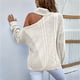 thumbnail image 5 of Pntutb moda mujer sólido manga larga Pullove cuello alto Casual suéter tops Pntutb Pntutb-1994, 5 of 6