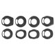 thumbnail image 2 of Espaciador de manillar curvo para bicicleta, 8 piezas, duradero, accesorios de herramientas, elevador profesional para montar en bicicleta de Cola Espaciador de manillar, 2 of 8