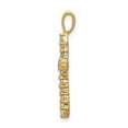 thumbnail image 2 of 14K Yellow Gold Charm Pendant Themed Diamond Round, 2 of 4
