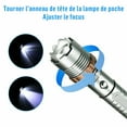 thumbnail image 4 of Rechargeable LED Flashlight Lamp 5-Modes Zoomable Hiking Camping Outdoor Torch +Battery+Charger（TK/TMEU for self-pickup）, 4 of 10