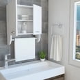 thumbnail image 3 of Gabinete Baño Blanco Madera C/2 Entrepaños Excelsior, 3 of 5