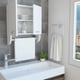 thumbnail image 3 of Gabinete Baño Blanco Madera C/2 Entrepaños Excelsior, 3 of 5