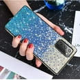 thumbnail image 2 of Bling Glitter Case for Samsung Galaxy Note 20,Sparkle Crystal Rhinestone 3D Homemade Diamond Full Cover Soft Slim Clear Bumper Protective Phone Case for Samsung Galaxy Note 20,Blue, 2 of 5