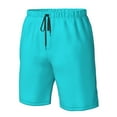 thumbnail image 4 of Wukai Aqua Print Beach Trunks with Compression Liner Swimsuit Quick Dry Beach Sports Shorts with Pocket-Large, 4 of 6