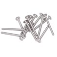 thumbnail image 3 of 50Pcs Flanged Button Head Screws A2?70 Stainless Steel Buttons Heads Socket Caps Bolts KitM4x45mm, 3 of 5