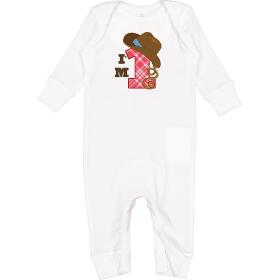 Inktastic Cowboy 1st Birthday Western Baby Romper Coveralls