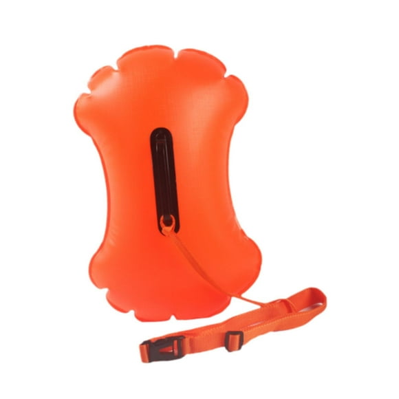 natación, flotador remolque, bolsa playa para exteriores, saco flotante impermeable, bolsa deriva para entrenamiento natación en Naranja