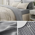 thumbnail image 3 of U by Bedsure Beige Queen Comforter Set - 7 Pieces Reversible Bed Set Bed in a Bag Queen with Comforters, Sheets, Pillowcases & Shams, Queen, 3 of 8