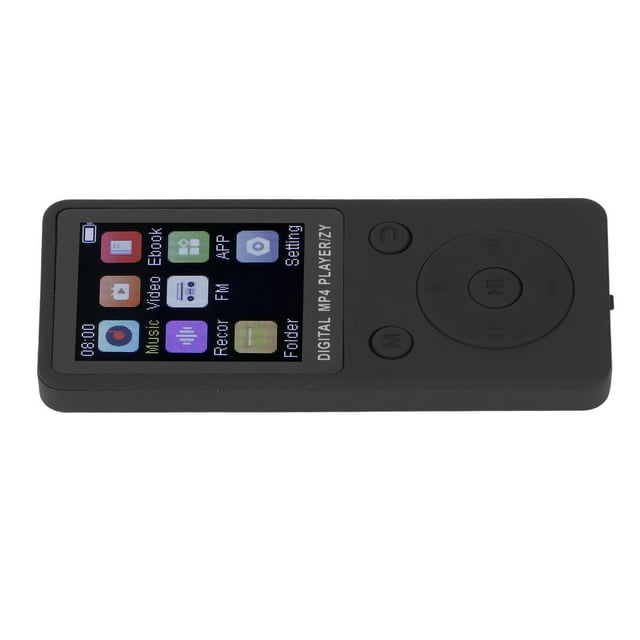 MP3 Player, 1.8 Inch Color Screen HiFi Sound Portable Music Player with Independent Volume Control, Support Picture Video Book Recording for Daily Entertainment