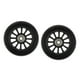 thumbnail image 3 of 1 par de ruedas de PU de 100 mm para patines de velocidad, carrito para kit de patinaje al aire libre Negro, 3 of 9
