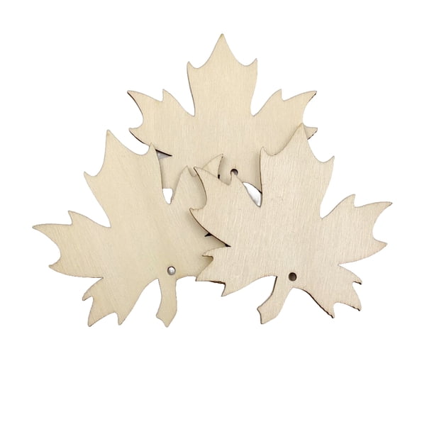 Advancent Paquete de 10 decoración de estilo clásico suministros de vacaciones decorativo dulce regalo hoja de arce artesanía casa Artesanía Hoja de arce 2