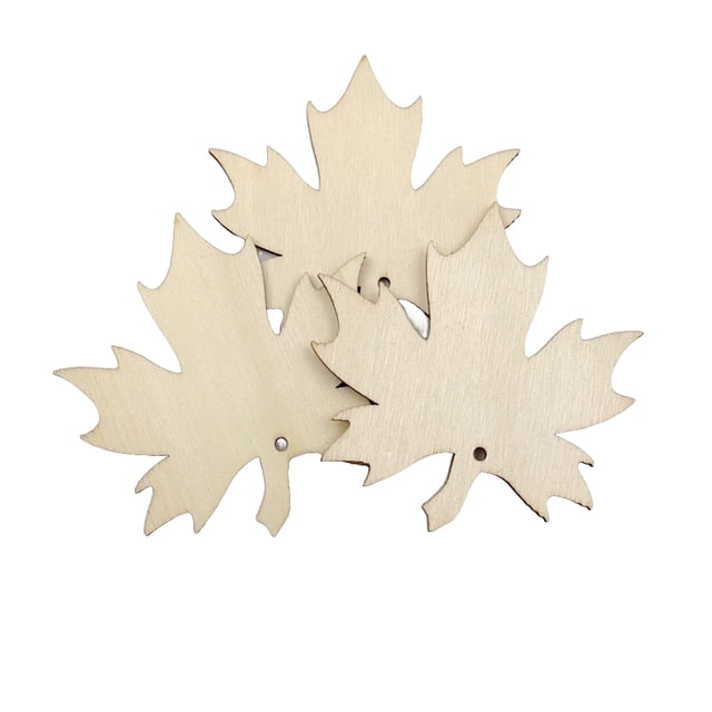 Moyic Paquete de 10 decoración de estilo clásico suministros de vacaciones decorativo dulce regalo hoja de arce artesanía casa Artesanía Hoja de arce 2