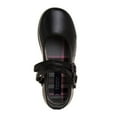 thumbnail image 6 of French Toast Little Kids Girls' Faux Leather Buckle School Shoes - Black, 4, 6 of 8