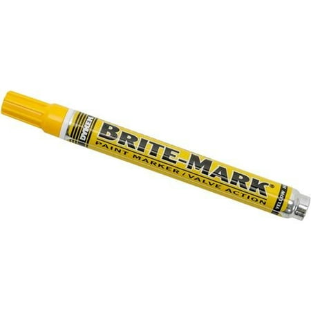marker brite valve mark paint action felt yellow medium