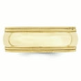thumbnail image 2 of Primal Gold 10 Karat Yellow Gold 8mm Double Milgrain Comfort Fit Band Size 10, 2 of 5