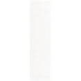 thumbnail image 1 of Unique Loom Solo Solid Plush Kids Modern Rug 2' 2 x 8' Runner Snow White, 1 of 1
