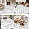thumbnail image 5 of Gray Area Rug 6x9 FT, Non Slip Living Room Throw Carpet, Abstract Lines Gradient Minimalist Modern Texture Washable Soft Large Floor Carpet Non-Shedding Rug for Bedroom Dining Room Play Room, 5 of 9