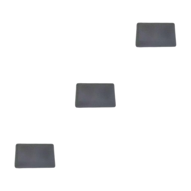 maskred Easy To Clean Litter Mat Safe And Non-toxic Cat Accessories Cute Practical Grey 30*30cm 3Set