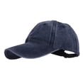 thumbnail image 1 of Gorra de béisbol vintage de algodón, ajustable, para hombre y mujer., 1 of 6