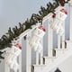 thumbnail image 5 of Adornos navideños Medias navideñas personalizadas con letras 22 cm Medias navideñas bordadas de Papá Noel Calcetín navideño a rayas Adornos colgantes para chimenea Árbol de Navidad Calcetín con letras, 5 of 5