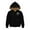 Black, variant on Coerni Boys Girls Cute Heart Hoodies Zip Up Fleece Lined Sweatshirt Hooded Cozy Preppy Sweater Teen Classic Long Sleeve Clothes
