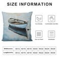 thumbnail image 5 of Creowell Boat Water Paddle Square Pillow Cover Case for Cushions Sofa Bed Outdoor Decoration 1PC 12x12in, 5 of 5