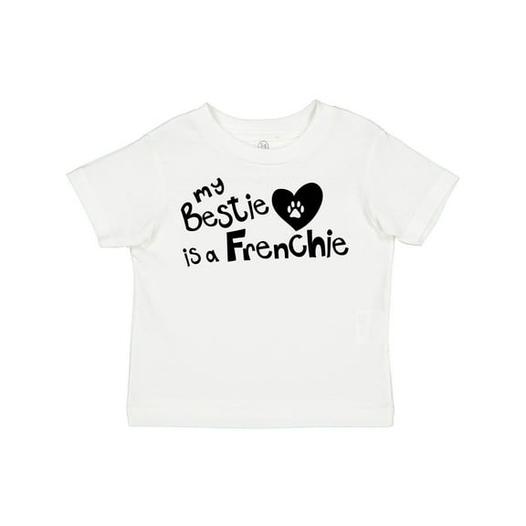 Inktastic Bestie Frenchie Boys or Girls Toddler T-Shirt