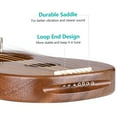 thumbnail image 5 of Graflsoa 7-String Lyre Harp with Accessories: Terminalia Wood, Portable Bag, Tuning Wrench, Extra Strings, Cleaning Cloth, 2 Picks (Random Colors), 5 of 5