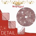 thumbnail image 6 of Wzzjkit Christmas Tree Skirt, Red and White Backgrond Snowflake Tree Skirt, Winter Xmas Tree Mat Decor for Home Party Holiday Decorations (Multiple Styles Available), 6 of 9