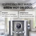 thumbnail image 3 of Epsilon Machine à Café avec Mousseur à Lait, Cafetière Espresso Compacte 20 Bars, Cafetière pour Café Chaud et Glacé avec Réservoir d'Eau Amovible, Fonction d'Infusion à Froid, et, 3 of 6