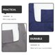 thumbnail image 4 of unbranded 4Ud Bolsa Reutilizable Para Con Asa Ergonómica Y Plegable En Tela Oxford, 4 of 6