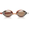 thumbnail image 3 of Speedo Vanquisher EV Mirrored Swim Goggles - Mirrored White Orange/Smoke/Grey, 3 of 4