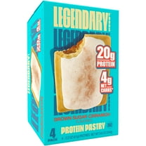Legendary Foods Protein Pastry - Brown Sugar Cinnamon 4 Pack | Protein Snack | Gluten-Free| Keto Friendly