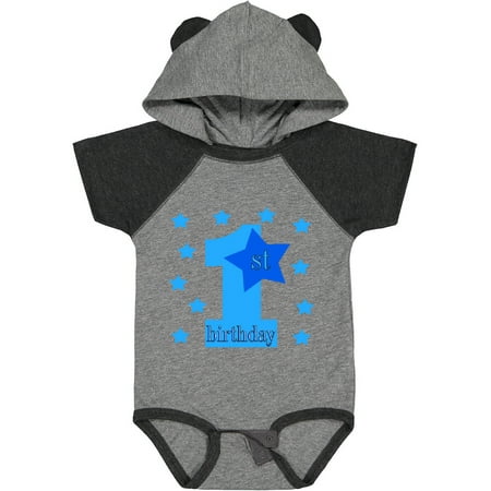 

Inktastic 1st Birthday Boy Stars Gift Baby Boy Bodysuit