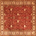 thumbnail image 1 of Ahgly Company Indoor Square Persian Orange Traditional Area Rugs, 3' Square, 1 of 1