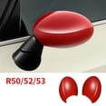 thumbnail image 3 of Cubiertas para espejos retrovisores de coche, accesorios decorativos para Mini One Cooper S Hatchback Convertible R50 R52 R53, 3 of 5