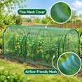 Garden Plant Netting Mesh Cover for Raised Beds, 98x49x49in, Green ...