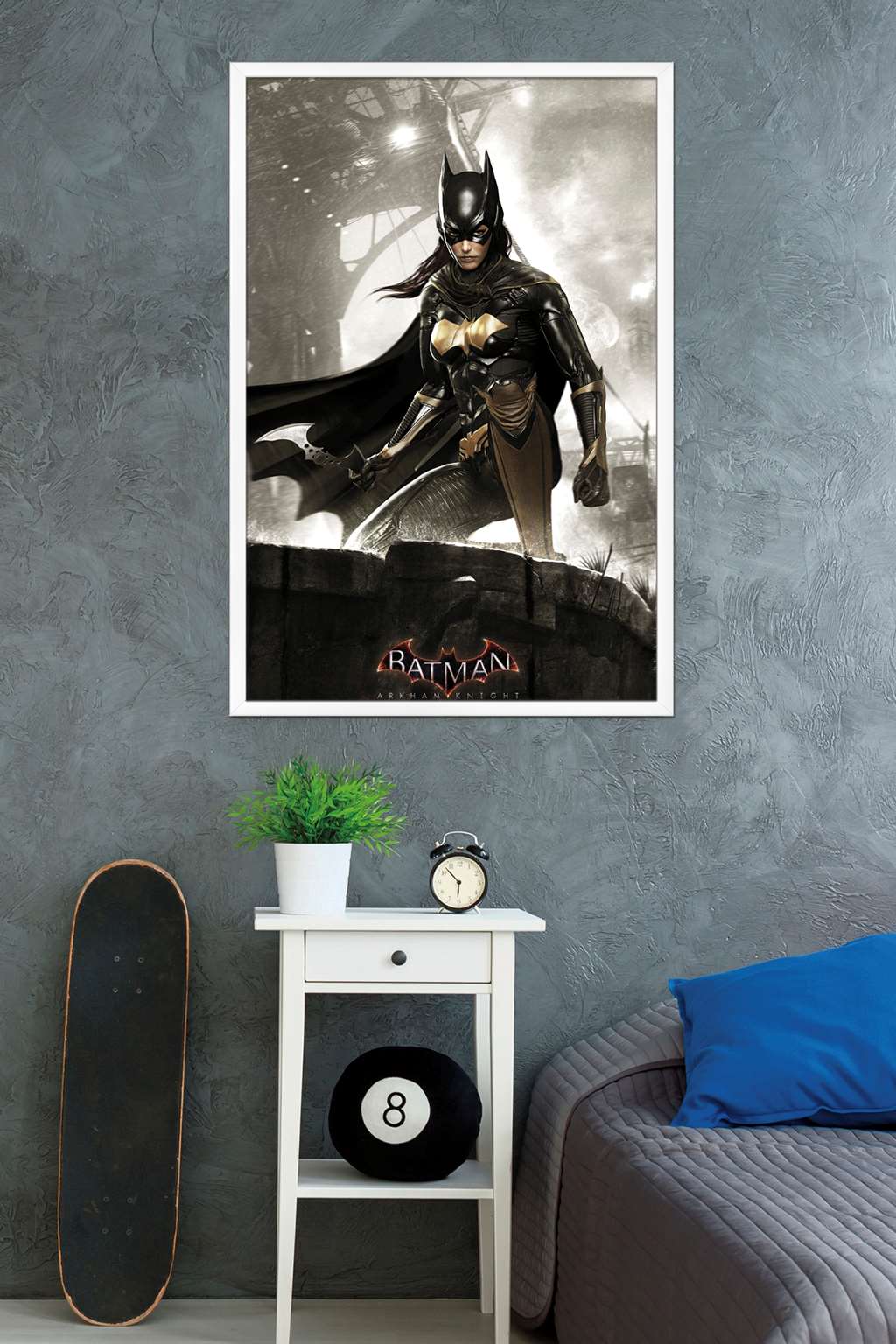 DC Comics Video Game - Arkham Knight - Batgirl Wall Poster, 22.375" x 34", Framed
