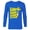 Navy, variant on Disney and Pixar’s Inside Out Joy Bro of the Birthday Girl - Long Sleeve T-Shirt for Men - Customized-White