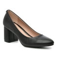 thumbnail image 4 of Taryn Rose  Women's Maine Block Heel Pump Navy - 6, 4 of 5