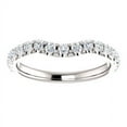 thumbnail image 3 of FB Jewels 14k White Gold 1/2 CTW Diamond Contour Wedding Ring Band, 3 of 3