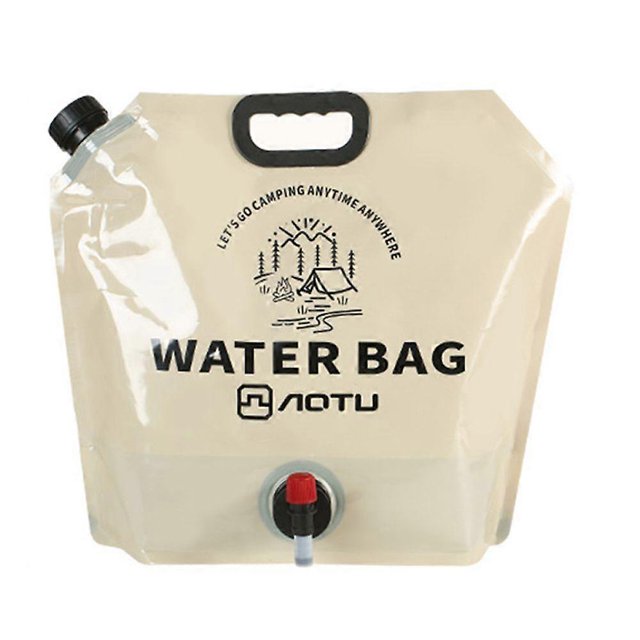 9L Collapsible Water Container Bag with Spigot Folding Water Jug for Camping Hiking